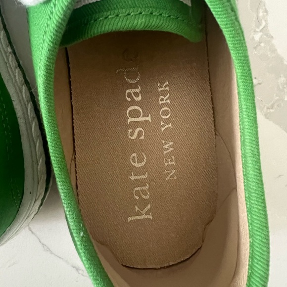 Worn once Kate Spade sneakers! Perfect condition and so fun for spring! - Picture 4 of 8